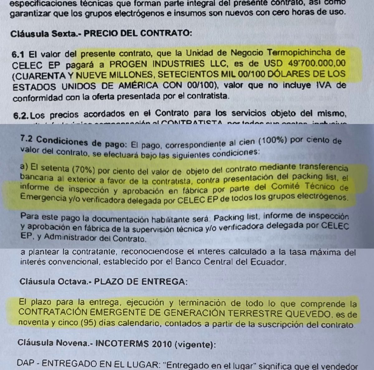 AnitaMGalarzaA's tweet photo. #CasoPROGENyATM 

Entregaron por ADELANTADO más de $162 MILLONES a estas empresas de papel, ya se han vencido todos los plazos de los contratos, y NO HAY NI LA PLATA, NI LOS GENERADORES FUNCIOANNDO!

¡NEGOCIADO Y CORRUPCIÓN! https://t.co/JrD5Uy2xBX