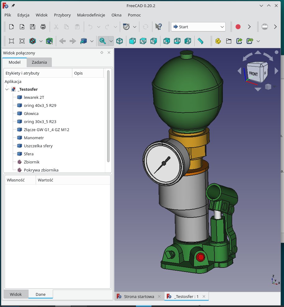 FreeCADNews's tweet image. 🚨#FreeCADFriday🚨
Show us what #FreeCAD workflow you're working on!

Checkout 'arturromarr's #showcase:
Testing device for hydro-pneumatic suspension spheres for Citroens
forum.freecad.org/viewtopic.php?… #FLOSS #FOSS #OpenSource #CAD