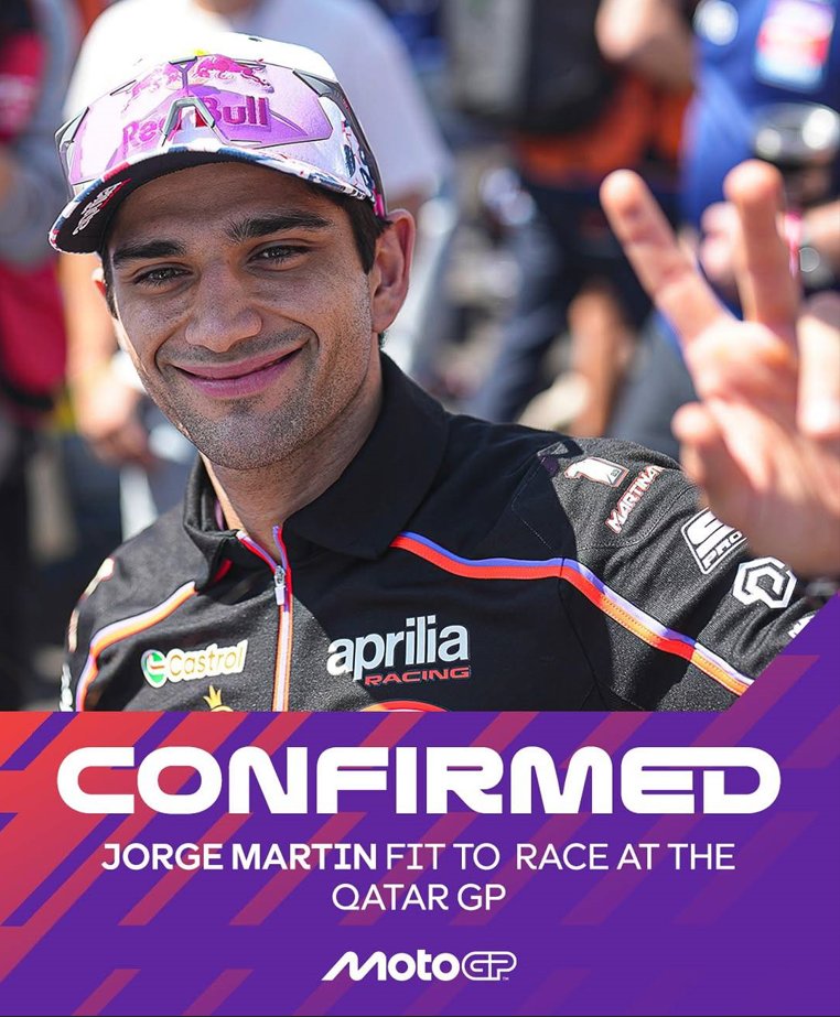So excited to see the Jorge Martin with the #1 plate racing his Aprilia this weekend at the Grand Prix of Qatar. Welcome back!
#qatargp #aprilia #motogp #martinator #apriliaracing
