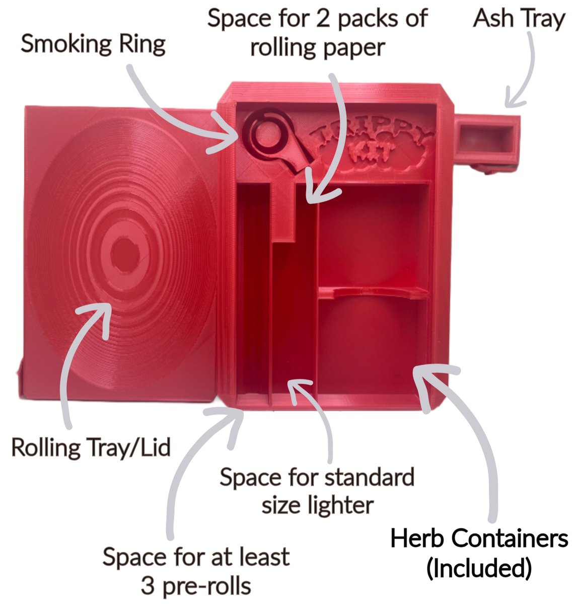thetrippykit_'s tweet image. Three styles. Three storage vibes:

Pre-Roll — just the basics
Lite — daily essentials
Sidekick — full loadout w/ built-in grinder option

Pick your kit. Pack your vibe.
#TrippyKit #StayReady #420Gear