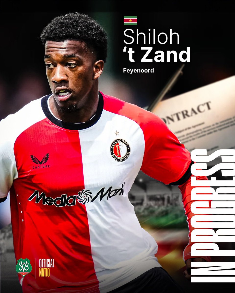 OfficialNatio_'s tweet photo. The Surinamese FA has officially started the process to make Shiloh ‘t Zand eligible to represent Natio! 

Another Big step forward - Stay tuned!

ℕ𝔸ℕ𝔾𝔸 𝕄𝔸𝕂𝔸ℕ𝔻ℝ𝔸 𝕎𝔼 𝔽𝔼𝕋𝕀 𝔽𝕌 𝕎𝕀ℕ𝕀!

#officialnatio #bribinakrakti #kasekoboys https://t.co/n6nNSt29Ss