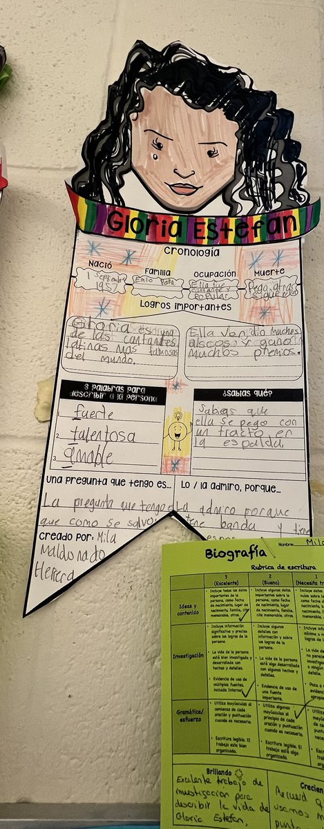 MaRivera3's tweet photo. Thank you for my birthday wish on Tuesday! On that day I was visiting classrooms and saw this! I started laughing and I explained to the kids that you are my SHERo https://t.co/AHckT3vRSU