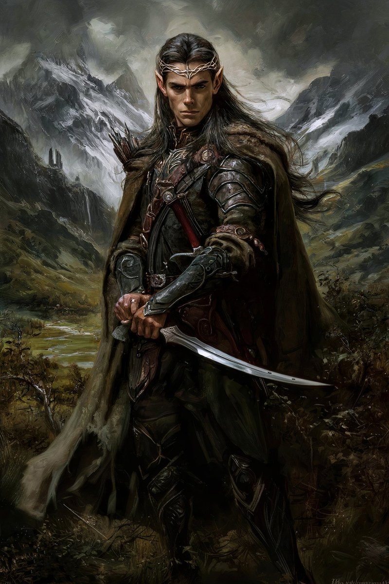 AiMiddle31172's tweet photo. About 500 F.A. Caranthir, known as the Dark, was the fourth son of Fëanor. He was marked by a fiery temper and dwelt in Thargelion. He perished during the attack on Doriath, attempting to retrieve the jewel taken by Beren and Lúthien. https://t.co/xmZ3fqVmRo