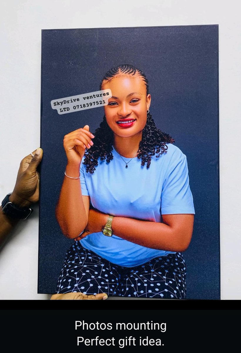 MoraraAlexis's tweet photo. Decorate your wall with top Quality family photos mounting 8by12 inches 1k WhatsApp 0718397521
✅Deliveries Countrywide parcel
#PoliceReformsKE Raymond Omollo Nairobi Butere Girls Malala Echoes Kazi Bila Break Kifo Kisimani Ngong Matic Ngong Dr. Mercy Mwangangi Natembeya Ruto https://t.co/IYq9BWIq0x