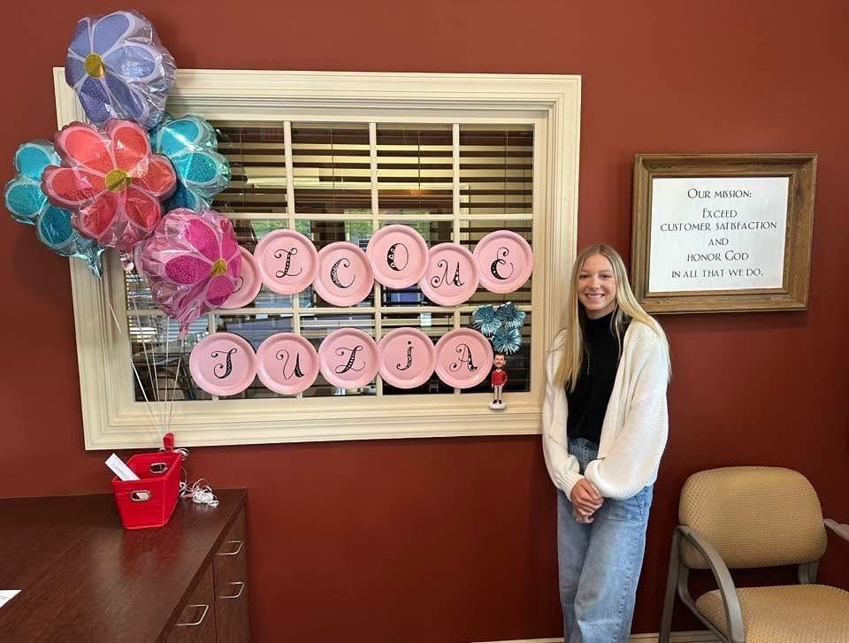 Clay Van Meter State Farm Insurance (@clayvanmetersf) on Twitter photo We could NOT be more excited to welcome Julia to our Agency!!! So when you hear a new cheerful voice, youโll know who it is!! ๐๐๐๐๐ป๐๐
#ClayVanMeterStateFarmInsurance
#CVMSF
<a href="/ClayVanMeterSF/">Clay Van Meter State Farm Insurance</a>
#Julia We could NOT be more excited to welcome Julia to our Agency!!! So when you hear a new cheerful voice, youโll know who it is!! ๐๐๐๐๐ป๐๐
#ClayVanMeterStateFarmInsurance
#CVMSF
<a href="/ClayVanMeterSF/">Clay Van Meter State Farm Insurance</a>
#Julia
