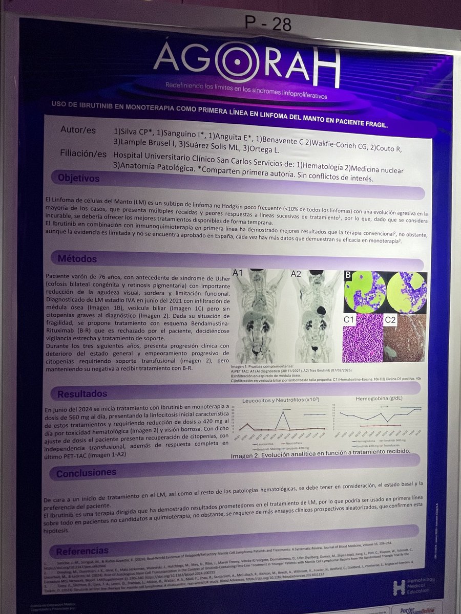 Enhorabuena Caros Silva, aunque estés de guardia y no hayas podido venir a Agorah, ⁦<a href="/JNJInnovMedES/">J&J Innovative Medicine España</a>⁩ tu póster está por ti
