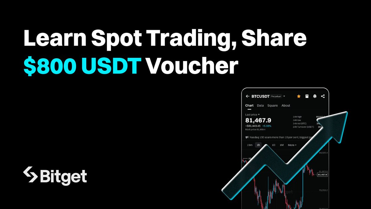 BitgetAfrica's tweet image. 🧙🏿♂️ Welcome to another round of the #BitQuest learn & earn challenge.
→ Learn about Spot Trading daily & share $800 USDT rewards.
To enter:
🔹 Follow @BitgetAfrica
🔹 RT every #BitQuest post shared daily (for the 6 days)
🔹 Take final quiz
Are you ready? 👀🔥