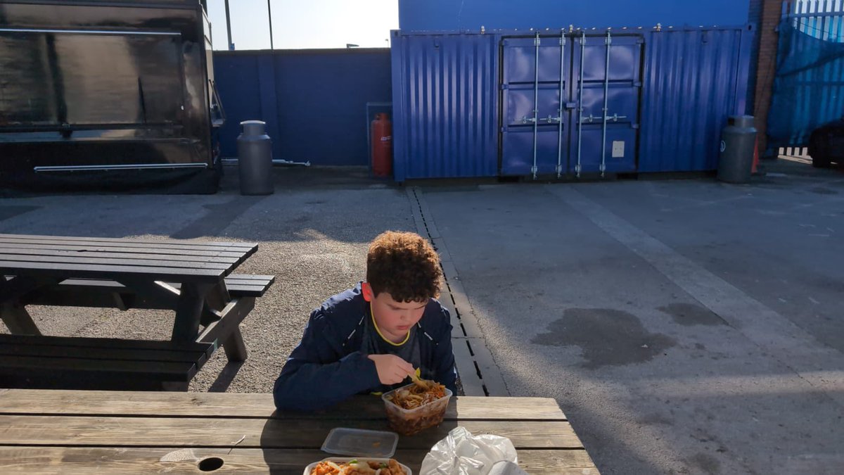 Little hot wok before the night begins! <a href="/EITC/">Everton in the Community</a> #everton