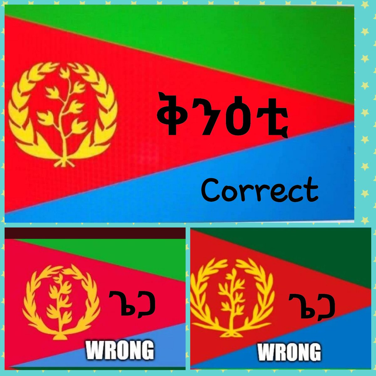 ArmaEriNa (@armaerina) on Twitter photo 💥#Eritrea; Do better please; visuality plays a significant role. The #national_flag is not something you just pick.
Let's, #Respect_Our_Flag 💥 Thank you, <a href="/TheNation1993/">The Nation</a> 💥#Eritrea; Do better please; visuality plays a significant role. The #national_flag is not something you just pick.
Let's, #Respect_Our_Flag 💥 Thank you, <a href="/TheNation1993/">The Nation</a>