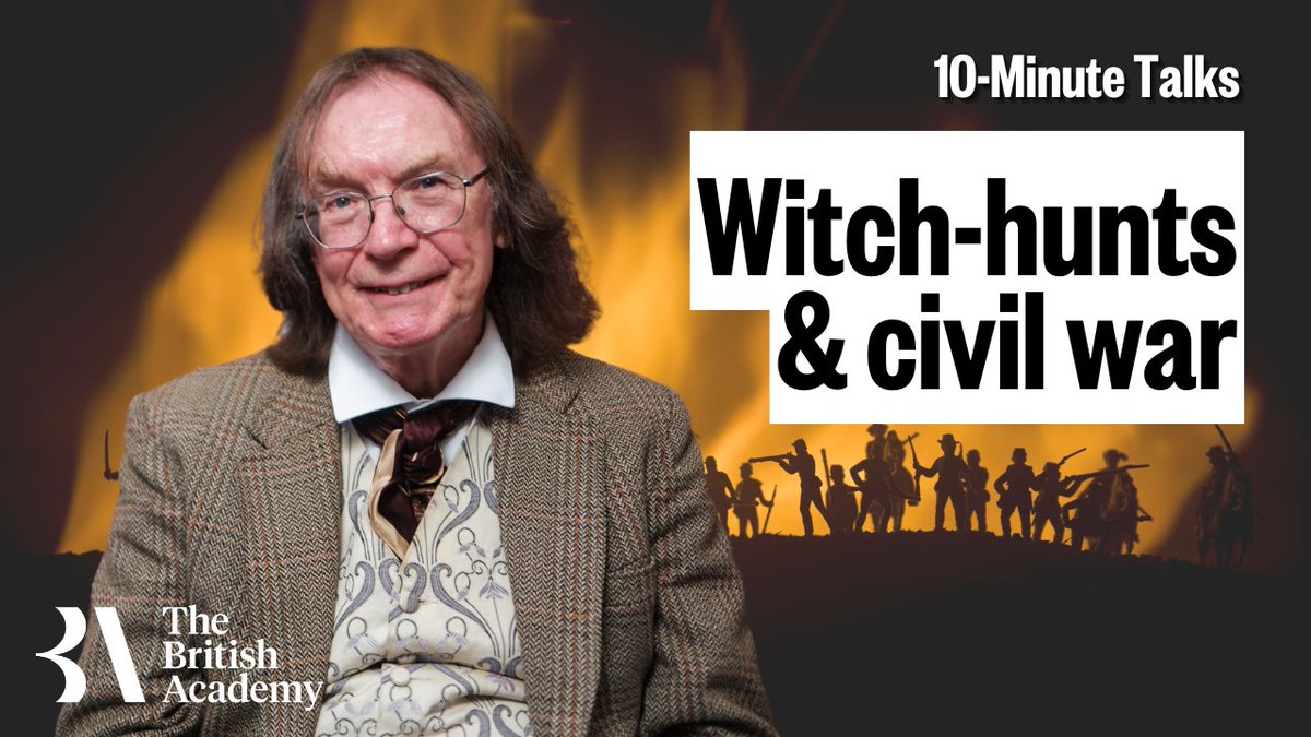 Our Folklore Reimagined season begins. In this 10-Minute Talk, Professor Ronald Hutton FBA delves into England's witch trials and Matthew Hopkins, the self-proclaimed Witchfinder General. Watch the full video on YouTube: youtube.com/watch?v=7tWNBX…