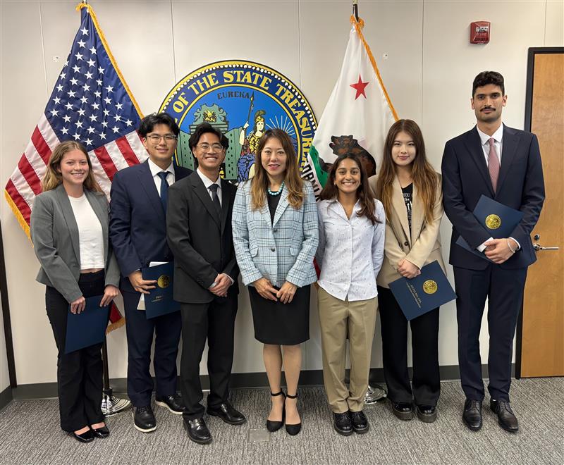 CalTreasurer's tweet photo. We are pleased to welcome our Spring 2025 intern cohort to the State Treasurer’s Office. This talented group of students from across California. They will be supporting the Executive Office. We’re excited to have them on board and look forward to a productive term ahead!#HelloSTO https://t.co/WAFr2NQOXh