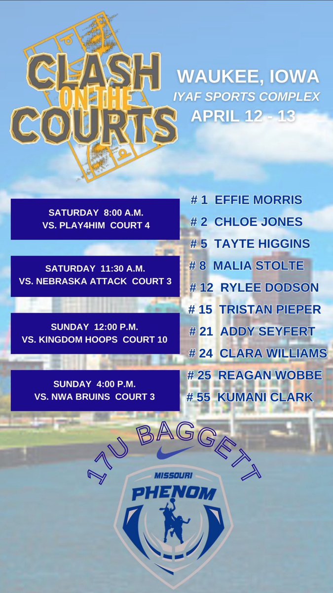 Addy Seyfert (@addy_seyfert32) on Twitter photo Headed to Iowa this weekend! Excited to compete with my team! Come check us out! <a href="/MissouriPhenom/">Phenom Basketball</a> Headed to Iowa this weekend! Excited to compete with my team! Come check us out! <a href="/MissouriPhenom/">Phenom Basketball</a>