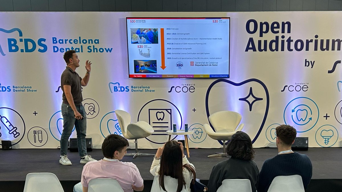 Barcelona Dental Show (@bcndentalshow) on Twitter photo 🦷Innovación tecnológica en la planificación quirúrgica: Soluciones personalizadas en odontología
📍Open Auditorium by <a href="/scoeodontologia/">SCOE Odontologia</a>
Descubriendo cómo las tecnologías de impresión 3D han revolucionado la planificación quirúrgica en odontología, especialmente en el ATD 🦷Innovación tecnológica en la planificación quirúrgica: Soluciones personalizadas en odontología
📍Open Auditorium by <a href="/scoeodontologia/">SCOE Odontologia</a>
Descubriendo cómo las tecnologías de impresión 3D han revolucionado la planificación quirúrgica en odontología, especialmente en el ATD
