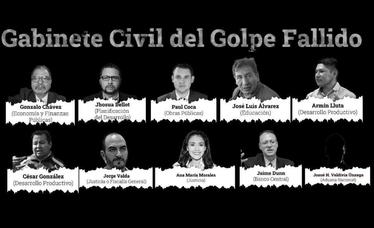 SebasCrespoP's tweet photo. El gobierno en tiempos de crisis se dedica a armar documentales con falsas acusaciones con el fin de seguir persiguiendo políticamente a todo aquel que piensa distinto. 

Los bolivianos sabemos que el #26J fue una simple cortina de humo y un burdo show político. https://t.co/UVp2DHRR5X