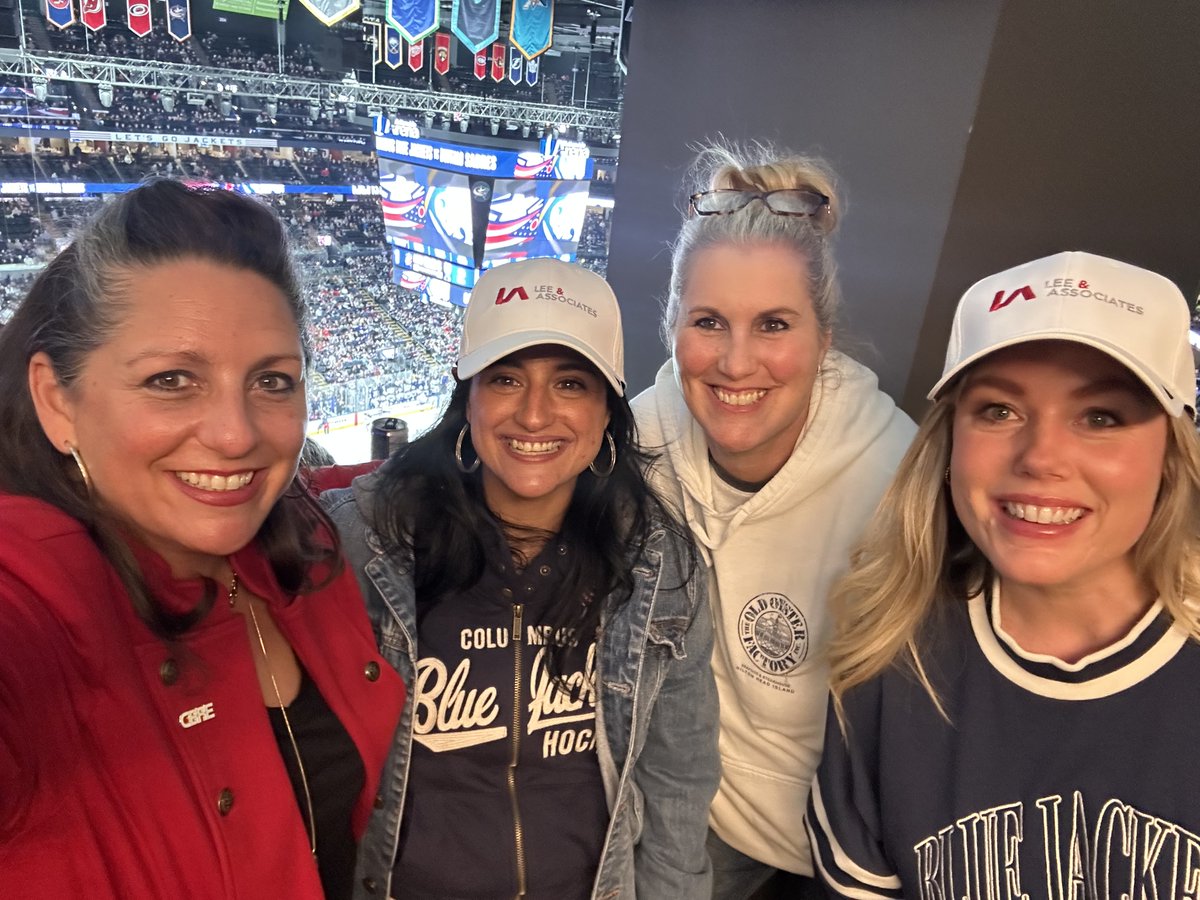 What a great night cheering on the Blue Jackets to a 3-2 win over Buffalo! 🏒💙

#CRE #CBJ #LeeAndAssociates #NetworkingNight
#WomenInCRE #MentorshipMatters #WorkHardPlayHard
#GameNightVibes #PropertyManagementLife #CREConnections
#CBJWin #ServeProStrong #SuiteLife