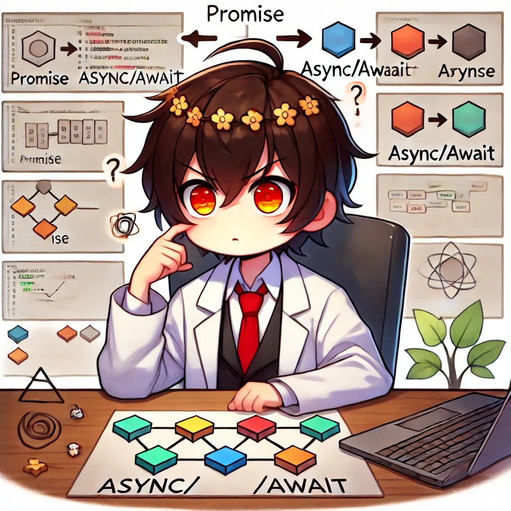 HoumatsuM7789's tweet image. 【次回教材、非同期処理で迷ってること】
Promise → async/await にすると
コードはきれいになるけど…
「なぜそう書けるのか」を説明するのがめちゃくちゃ難しい。
表現を変えても
“順番がズレる怖さ”をどう伝えるかに悩み中。
でも、それを伝えたい。
#Zenn準備中 #JavaScript初心者…