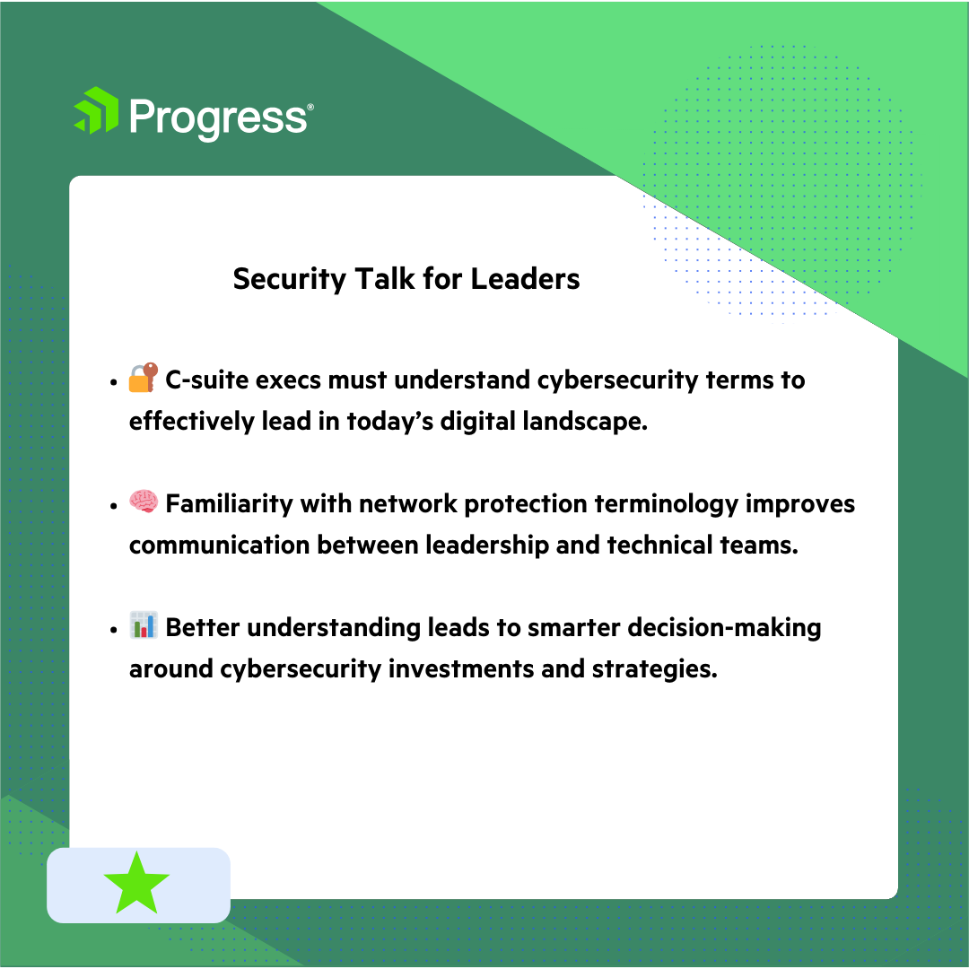 ProgressSW's tweet photo. Security leadership starts with shared language.
Petr Springl, Sr. Director at Progress, says execs who get #cybersecurity make smarter calls.
See how Flowmon & Kemp LoadMaster support that via @CybersecAsia. https://t.co/YufBrhvLtM
#ProgressPROUD #DataProtection https://t.co/OIbqqJE4i7