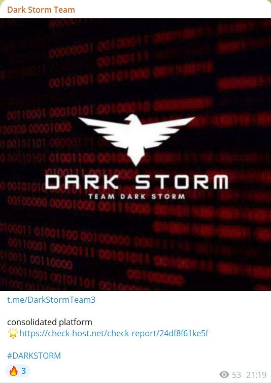 ShakirSec's tweet photo. 🚨 DDoS Alert🚨
Dark Storm Team claims to have targeted the website of Consolidated Communications
This site is Down.
#DDoS #cyberthread #Hacktivism
#CyberNews https://t.co/AkbUxsxL3h