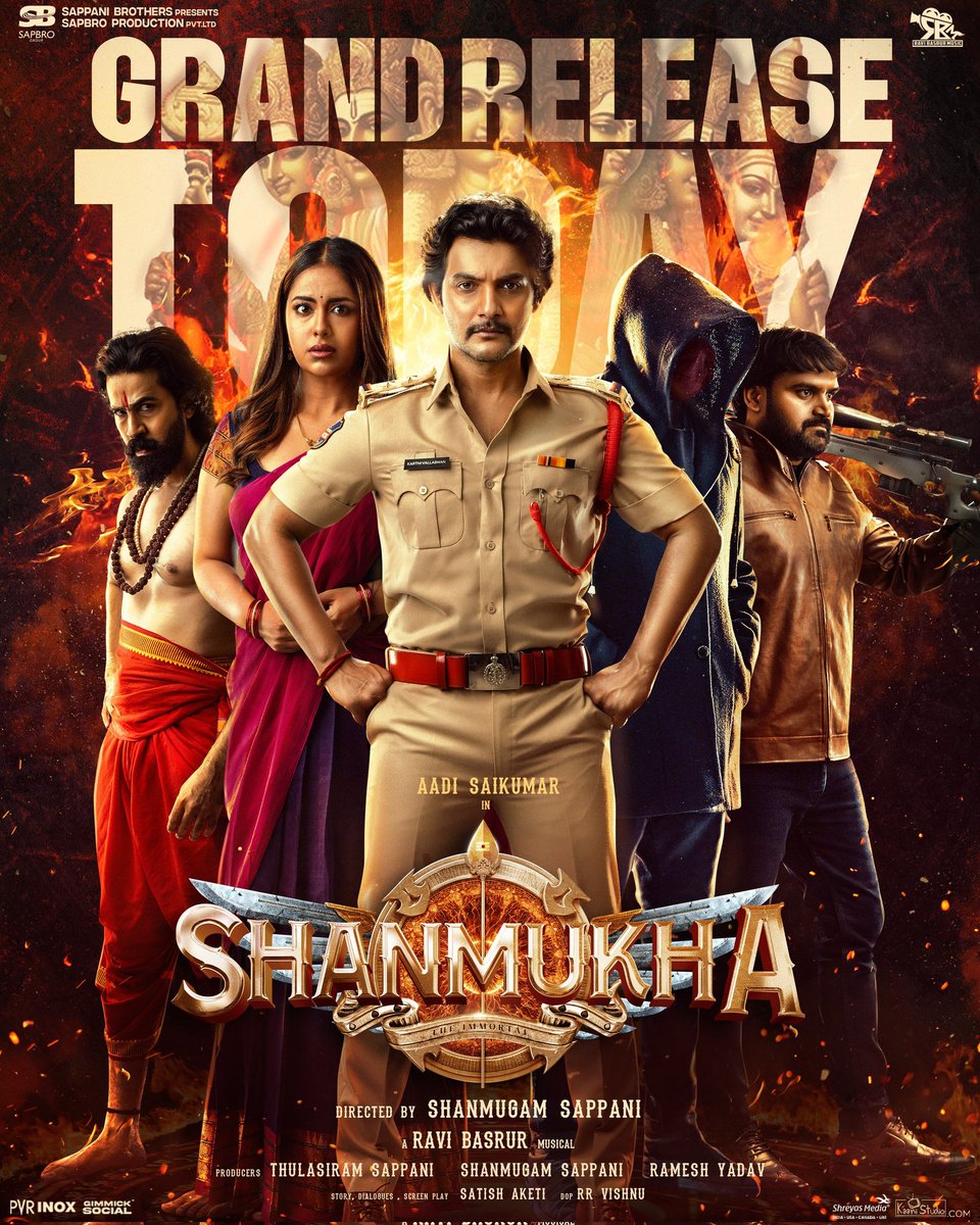 CinemaRare (@cinemararein) on Twitter photo Telugu film #Shanmukha (2025) by #ShanmugamSappani, ft. <a href="/iamaadisaikumar/">Aadi Saikumar</a> <a href="/avika_n_joy/">Avika Gor</a> #AdityaOm <a href="/JaniChiragjani/">Chirag jani</a> & #ManojNandam, now streaming on <a href="/ahavideoIN/">ahavideoin</a>.
<a href="/sapbrofilms/">SAPBRO PRODUCTIONS</a> Telugu film #Shanmukha (2025) by #ShanmugamSappani, ft. <a href="/iamaadisaikumar/">Aadi Saikumar</a> <a href="/avika_n_joy/">Avika Gor</a> #AdityaOm <a href="/JaniChiragjani/">Chirag jani</a> & #ManojNandam, now streaming on <a href="/ahavideoIN/">ahavideoin</a>.
<a href="/sapbrofilms/">SAPBRO PRODUCTIONS</a>