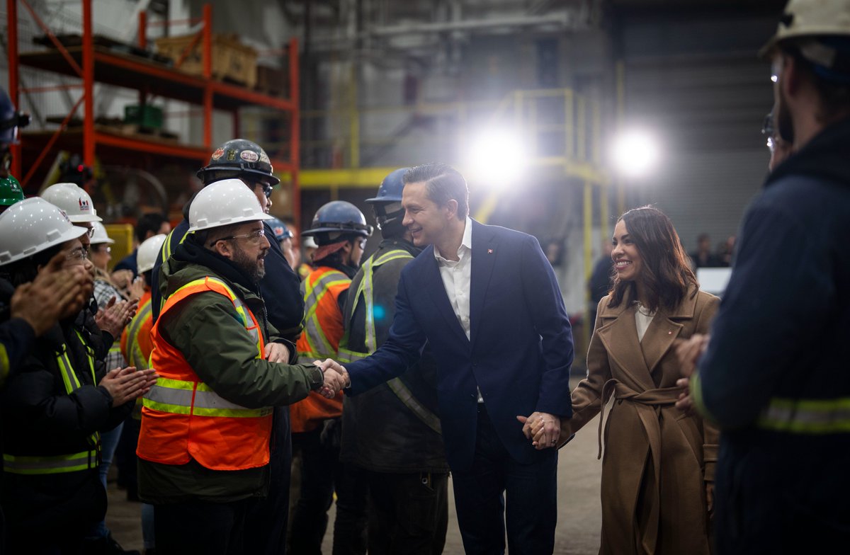 PierrePoilievre's tweet photo. Our Conservative Economic Action Plan will: 

✅Cut income tax by 15% 
✅Axe the sales tax & building taxes on new homes
✅Bring ZERO capital gains tax when you reinvest in 🇨🇦
✅Train 350,000 trade workers 
✅Break dependence on the U.S. with a 🇨🇦 Energy Corridor

Boosting our GDP by an extra $500 billion. Make more. Pay less.