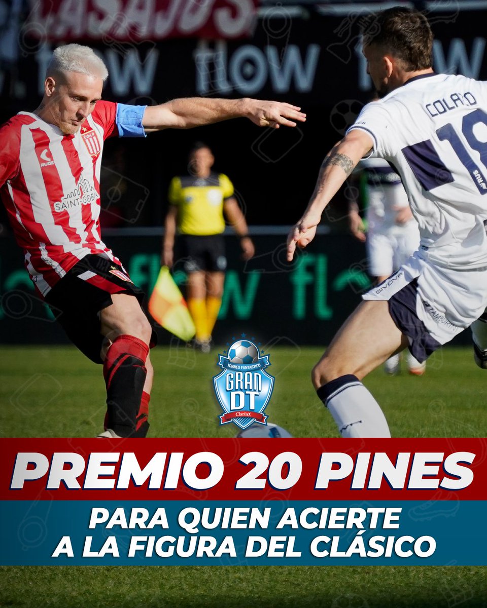 💣🔥 ¡𝟮𝟬 𝗣𝗜𝗡𝗘𝗦 PARA QUIEN ACIERTE AL MVP DEL CLÁSICO PLATENSE! 🐺🆚🇦🇹

¿CÓMO PARTICIPAR? 🤔

🔁 Darle RT y SEGUIR a <a href="/GranDToficial/">⚽️ Gran DT</a>

💭 COMENTAR el nombre del jugador que creas que va a salir elegido figura por Clarín (Por ej: Castillo Gimnasia o Ascacíbar Estudiantes)

📌