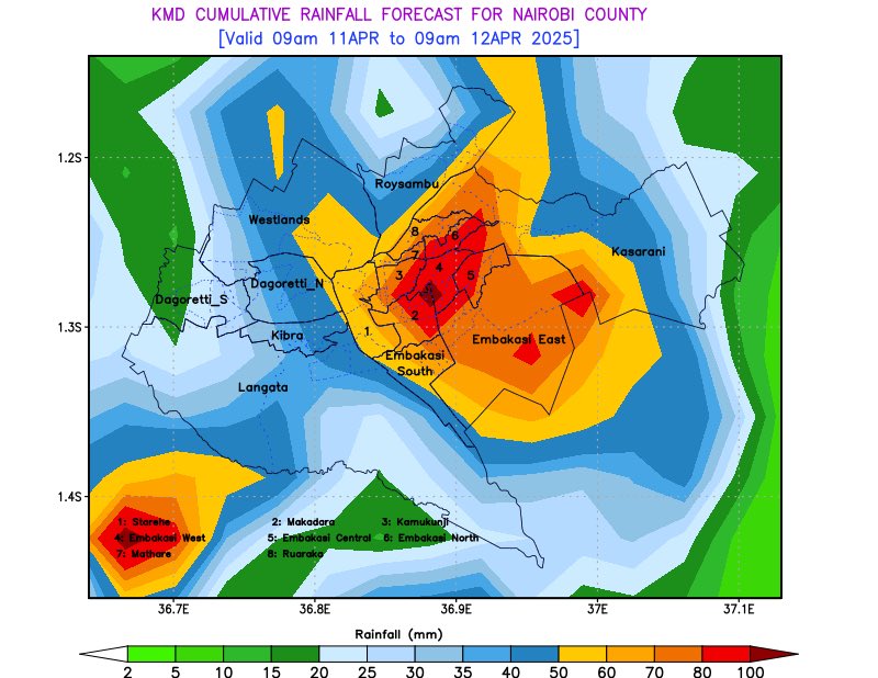 MeteoKenya's tweet image. Curious about the weather in your county?
Tap the link, pick your county, and view the latest forecast map:
drive.google.com/drive/folders/…

#StayWeatherReady #KenyaForecast #PlanAhead