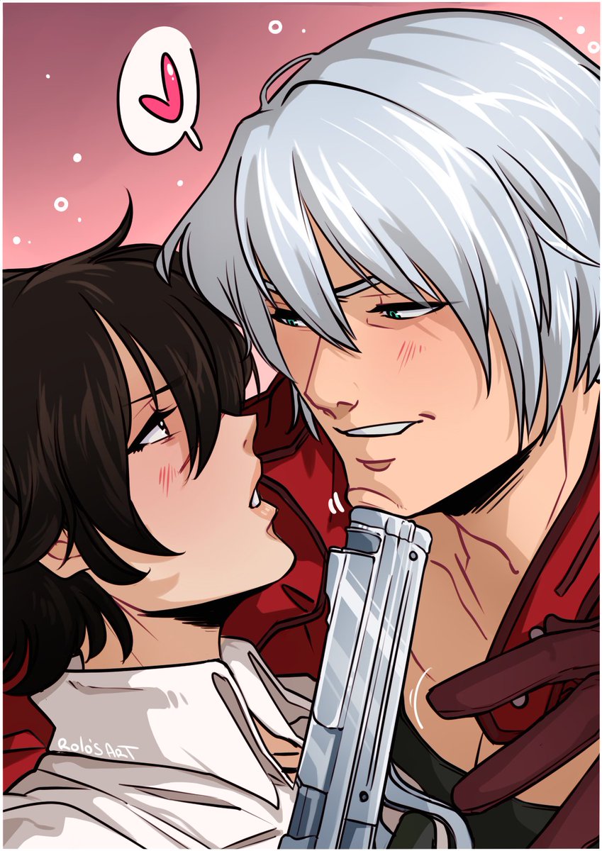 I tried. - #DevilMayCry #dante #lady #DantexLady