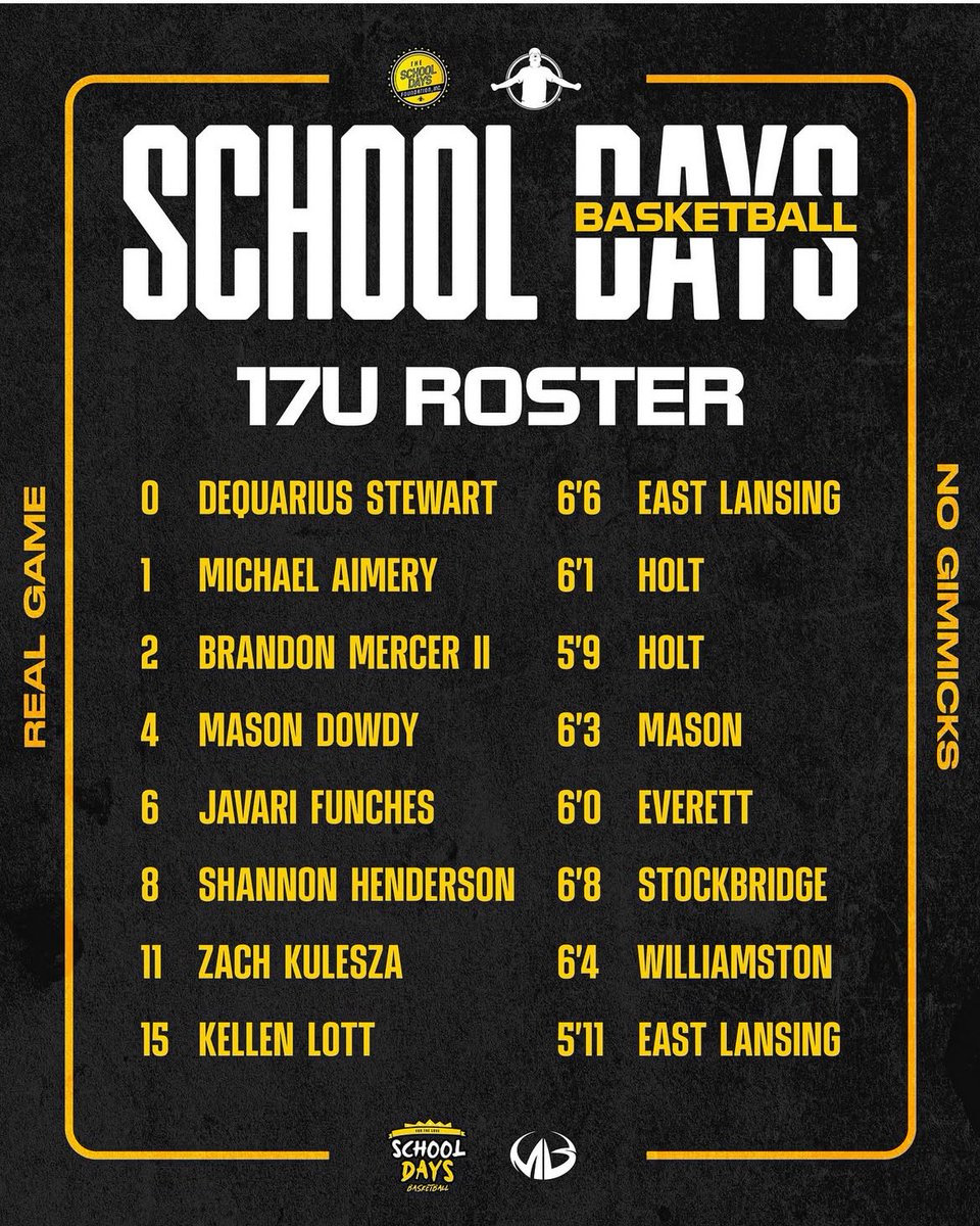 Brandon Mercer II (@brandonmercerii) on Twitter photo Here is my <a href="/SDFbasketball/">School Days Basketball</a> 17u schedule for this weekend in the <a href="/grstormbb/">Grand Rapids Storm</a> Classic in Grand Rapids. Let’s Go <a href="/HankampScott/">Scott Hankamp</a> <a href="/jgilbertsport/">Jonathon Gilbert</a> <a href="/BrzezinskiAlec/">Alec Brzezinski</a> <a href="/alleyesonuhoops/">Steve Schwanda</a> <a href="/EHoopsSpotlight/">Elite Hoops Spotlight</a> <a href="/scoopIPS/">TJ Kelley</a> <a href="/KevinMoses38/">Kevin Moses LLC</a> <a href="/Uorangemen2/">Coach Davis Sr, 25yrs plus experience</a> <a href="/PrepHoopsMI/">Prep Hoops Michigan</a> <a href="/TheDZoneBBall/">The D Zone Basketball</a> <a href="/517_hoops/">517hoops</a> <a href="/nxt1sports/">NXT 1</a> Here is my <a href="/SDFbasketball/">School Days Basketball</a> 17u schedule for this weekend in the <a href="/grstormbb/">Grand Rapids Storm</a> Classic in Grand Rapids. Let’s Go <a href="/HankampScott/">Scott Hankamp</a> <a href="/jgilbertsport/">Jonathon Gilbert</a> <a href="/BrzezinskiAlec/">Alec Brzezinski</a> <a href="/alleyesonuhoops/">Steve Schwanda</a> <a href="/EHoopsSpotlight/">Elite Hoops Spotlight</a> <a href="/scoopIPS/">TJ Kelley</a> <a href="/KevinMoses38/">Kevin Moses LLC</a> <a href="/Uorangemen2/">Coach Davis Sr, 25yrs plus experience</a> <a href="/PrepHoopsMI/">Prep Hoops Michigan</a> <a href="/TheDZoneBBall/">The D Zone Basketball</a> <a href="/517_hoops/">517hoops</a> <a href="/nxt1sports/">NXT 1</a>