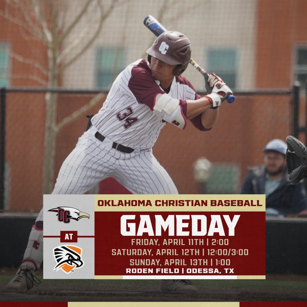 OC will be in Odessa, TX this weekend taking on UT-Permian Basin! #TalonsUp