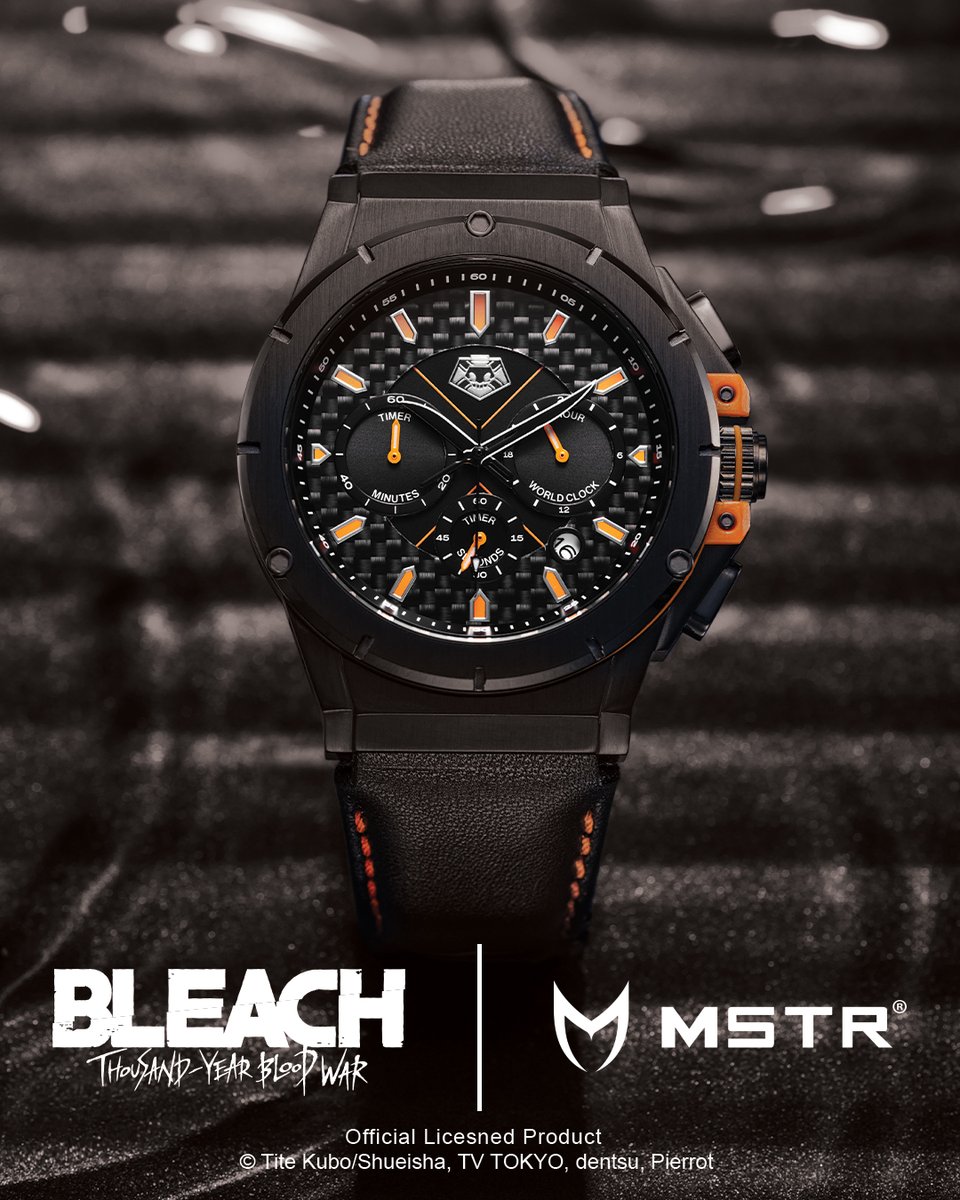 MSTRwatches's tweet photo. Celebrating BLEACH: Thousand-Year Blood War with a new collection! This year, we’re dropping limited collector’s watches featuring iconic characters—starting with Ichigo Kurosaki, Rukia Kuchiki, and Yhwach, are available now!
https://t.co/sKmC6Acxb0 https://t.co/x09w6we3GA