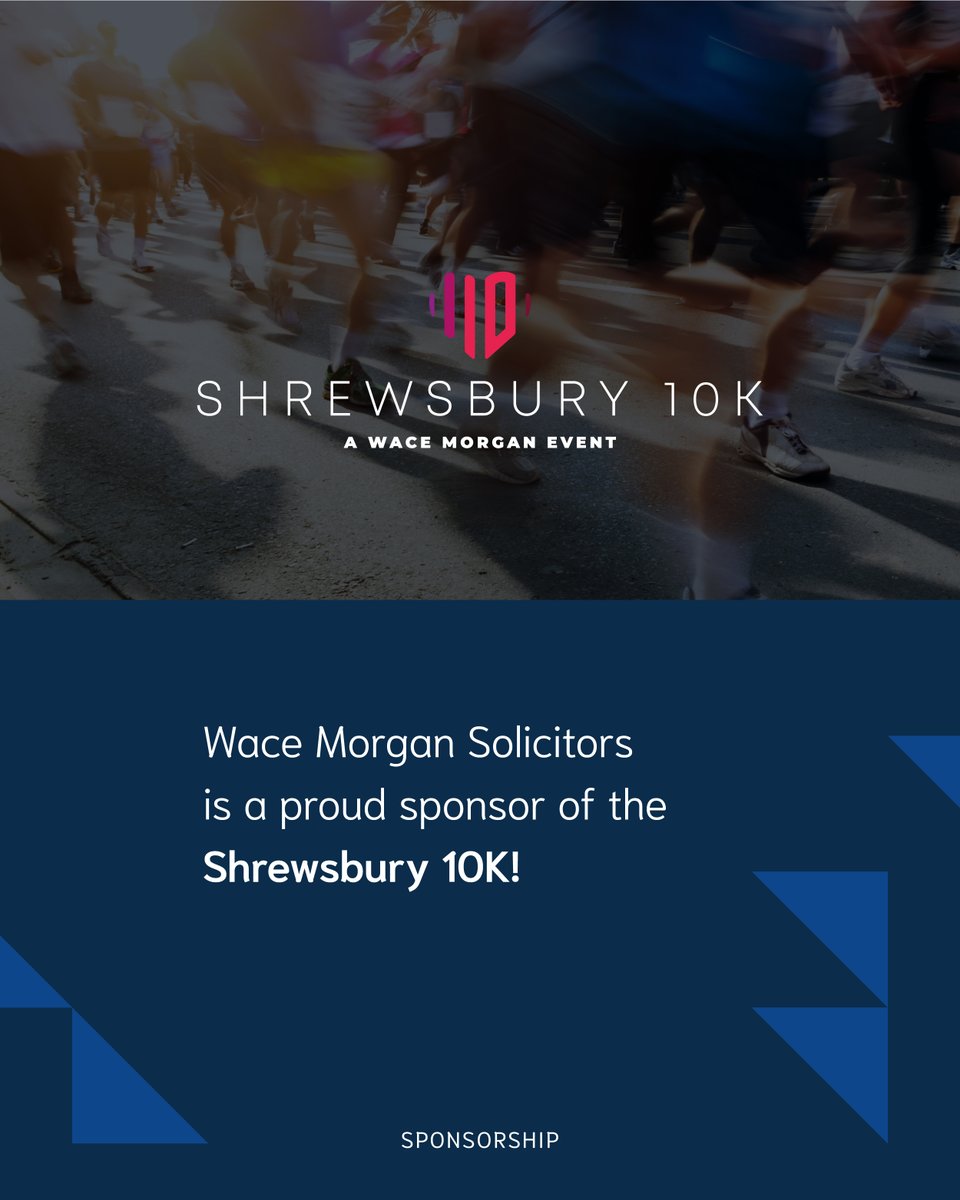 Proud to sponsor the #Shrewsbury10K! 🏃‍♀️

We’re excited to support this #10KRun, bringing our community together for a day of #fitness and fun. Whether you're racing for a personal best or cheering from the sidelines, we’ll be cheering you on!

Enter now: entryhub.co.uk/wace-morgan-sh…
