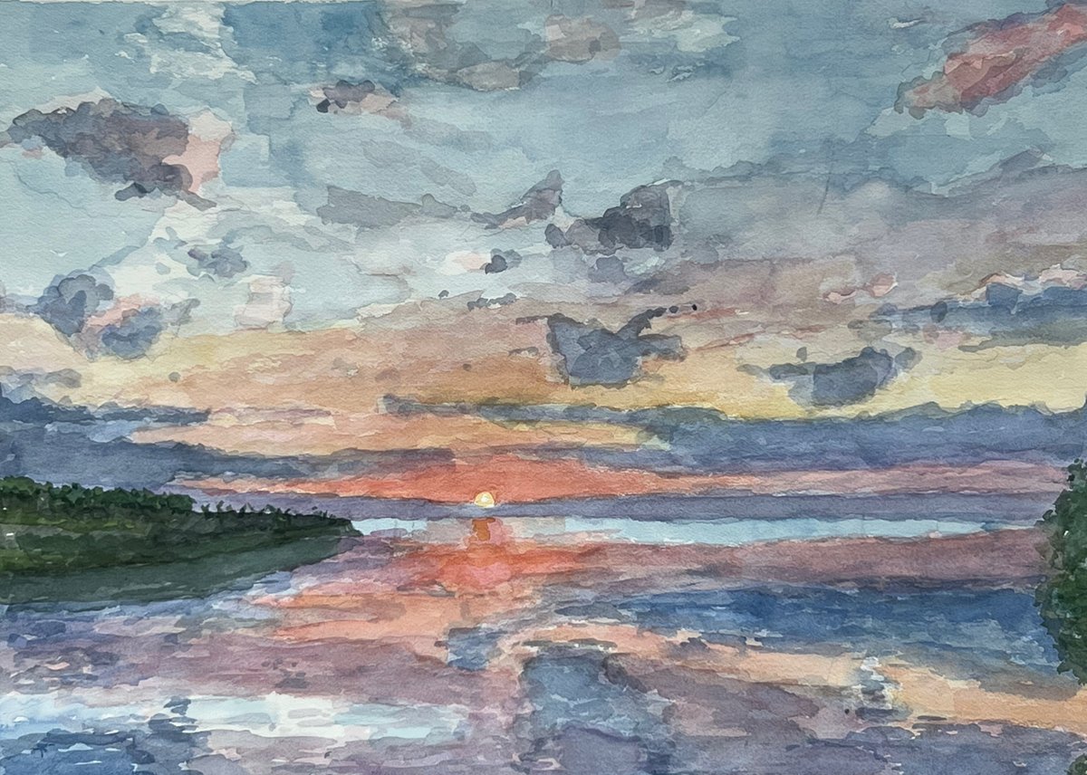 ToddStoneStudio's tweet image. Windley III
Watercolor 2025

#newlight #watercolor #sunrise #Islamorada #WindleyKey