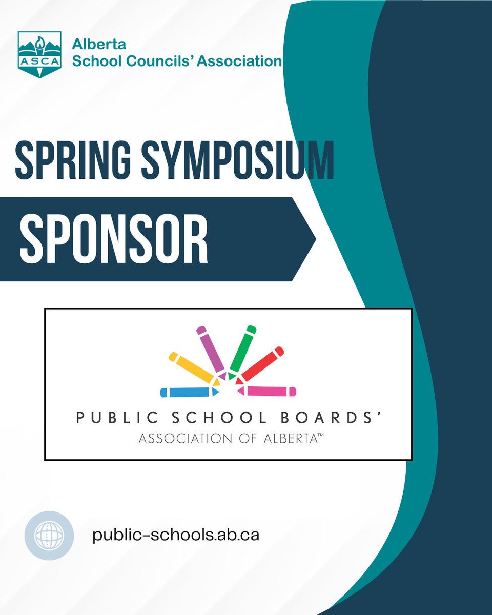 ABschoolcouncil's tweet photo. Thank you to @PublicschoolsAb for your support of the ASCA Spring Symposium - an opportunity for school council representatives and parents to get together to learn and collaborate on behalf of Parents across Alberta. 

Visit https://public-schools.ab.cato learn more. https://t.co/8ubm1OYIWx