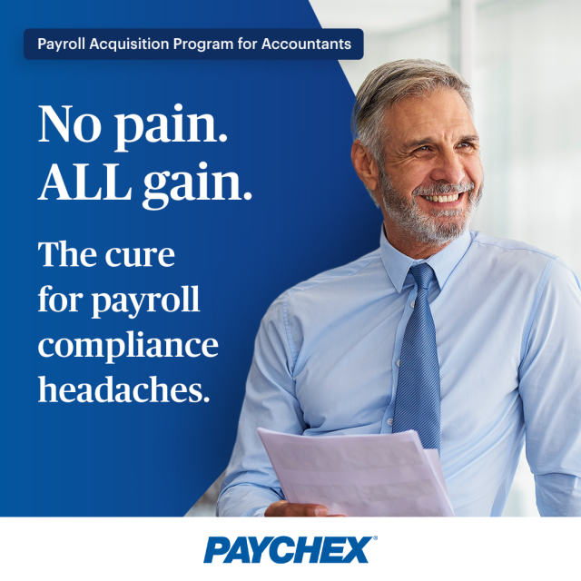 SportsDadMark's tweet photo. When you sell your payroll processing to Paychex, you’ll be free of the ever-changing rules and risks of compliance. Lose the headaches and simplify your life. Ask me about selling your payroll through the Paychex acquisition program. #Payroll #Accounting https://t.co/qNRdHAJIwx https://t.co/Sp1nIaIbVS