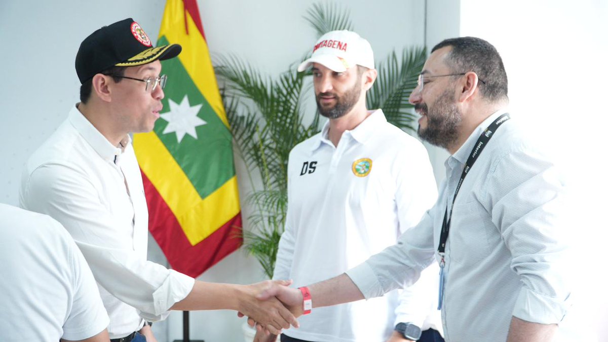 MinInterior's tweet photo. #SeguridadCiudadana 🤝🏻 | El viceministro general, @JaimeBerdugoP, se encuentra en la ciudad de #Cartagena, haciendo seguimiento al convenio 2306 de 2024 suscrito entre #Fonsecon y @distrisegctg, con el objetivo de fortalecer la seguridad de las y los ciudadanos y de quienes visitan #LaHeroica. 🇨🇴