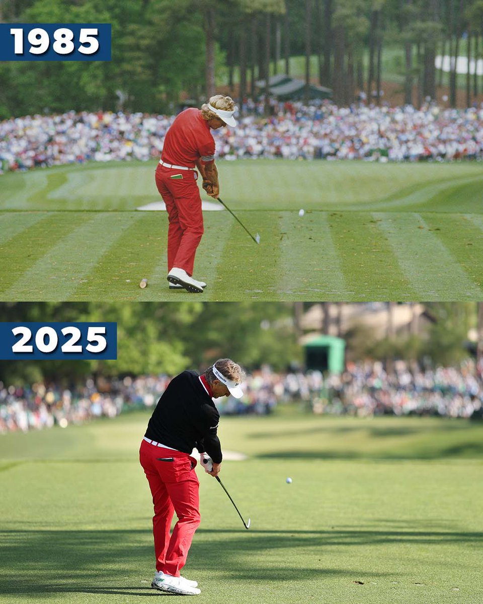 Bernhard Langer, then and now ❤️