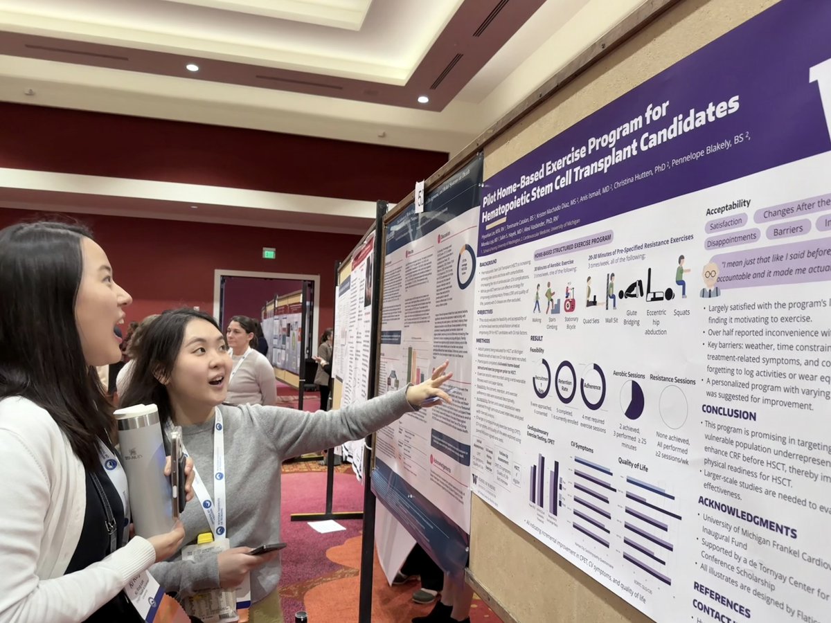 Alexi Vasbinder, PhD, RN (@avasbind) on Twitter photo Huge congrats to Hanni, a PhD student on our team, for delivering a fantastic presentation sharing pilot data from our exercise prehabilitation study for bone marrow transplant recipients (CAREFit-BMT 💪🫀). Well done! <a href="/UWSoN/">School of Nursing</a> Huge congrats to Hanni, a PhD student on our team, for delivering a fantastic presentation sharing pilot data from our exercise prehabilitation study for bone marrow transplant recipients (CAREFit-BMT 💪🫀). Well done! <a href="/UWSoN/">School of Nursing</a>