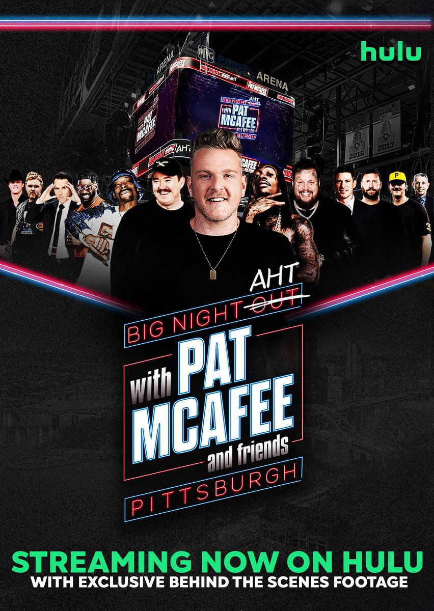 PatMcAfeeShow's tweet image. Hello Beautiful People.. be a friend, tell a friend
🗣 Big Night AHT with Behind the Scenes footage is NOW AVAILABLE on @hulu
Relive the evening while also getting a peek behind the curtain of piecing the night together
Wife and I will be watching later today, if you’d like…