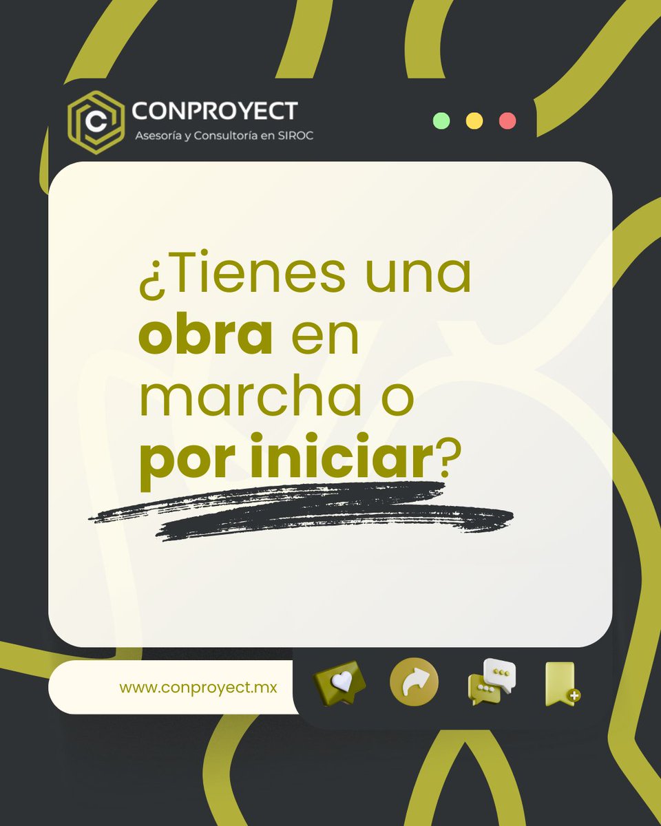Conproyectmx's tweet photo. 🧵 Hilo | ¿Tienes una obra? Esto es lo que debes saber sobre el SIROC del IMSS 🏗️📋 https://t.co/pShNQdHuTd
