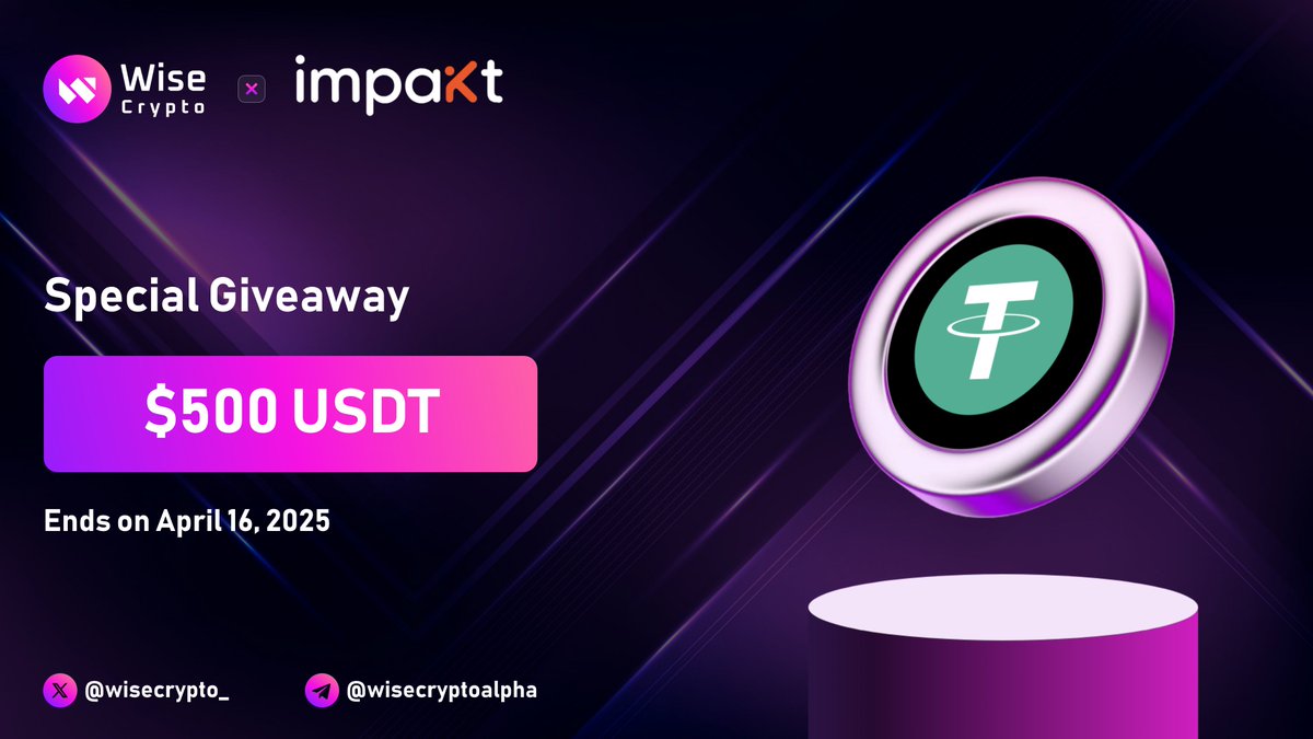 🥳 Wise Crypto X Impakt Giveaway

🏆 Prize Pool - $500

To Enter
✅ Follow <a href="/WiseCrypto_/">Wise Crypto</a> &amp; <a href="/impaktofficial/">Impakt - AI Agent for Fitness</a> 
✅ RT &amp; Tag 3 Friends
✅ Complete TaskOn taskon.xyz/quest/470447499

#impakt #AI #AIAGENT #Airdrop #Giveaway #WiseCrypto