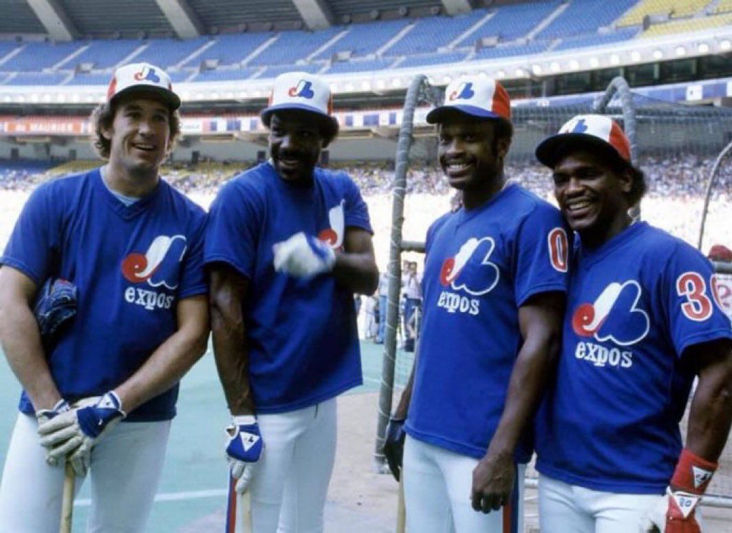 OldTimeHardball (@oletimehardball) on Twitter photo Montreal Expos legends
Gary Carter, Andre Dawson, Al Oliver, and Tim Raines Montreal Expos legends
Gary Carter, Andre Dawson, Al Oliver, and Tim Raines