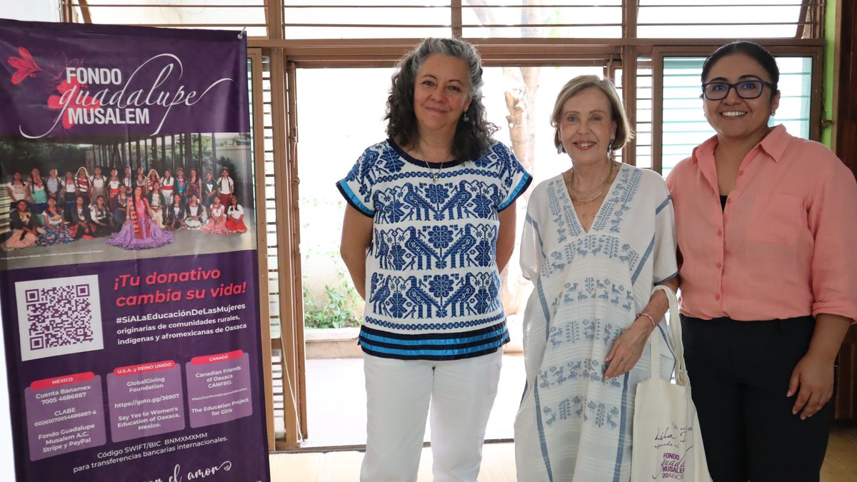 ✨ Gracias de corazón ✨

Agradecemos profundamente a Gloria Amtmann y a la Asociación de Amigos del Museo Nacional de Historia A.C. por su generosa donación al FGM.
Gracias por creer en el poder transformador de la educación. 🌱💜
#SíAlaEducaciónDeLasMujeres