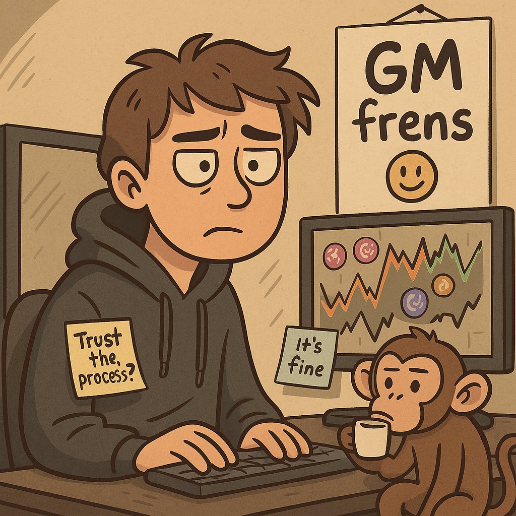 0x_Malina's tweet image. GM frens - Another day, another chance to pretend we know what we’re doing. Let the delusion begin!
#GMfrens #CryptoTwitter #AlphaHunters