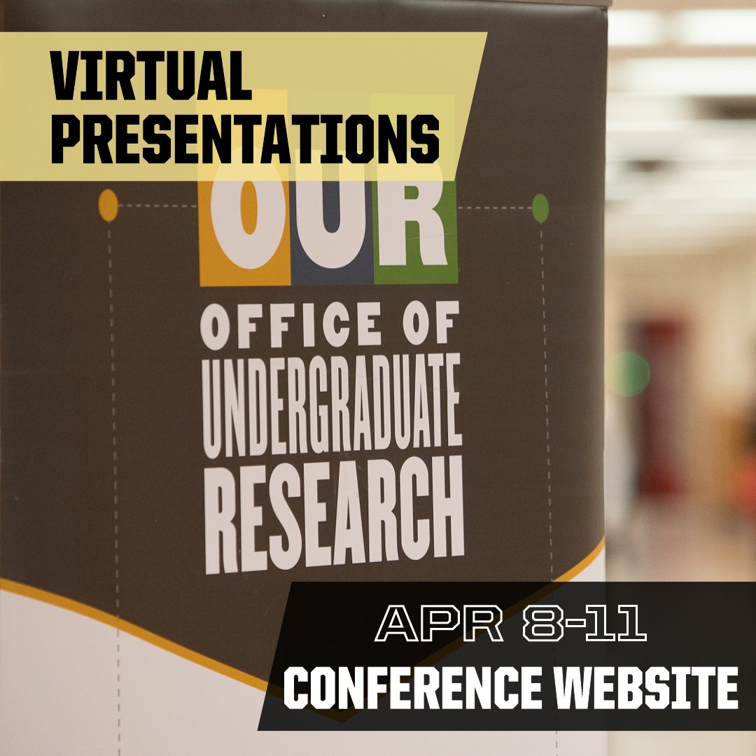 Purdue Undergraduate Research (@purdueour) on Twitter photo In-person poster sessions and research talks have concluded for this year’s Spring Conference, but virtual presentations can be viewed through April 11 on the Conference site: purdue.edu/undergrad-rese… In-person poster sessions and research talks have concluded for this year’s Spring Conference, but virtual presentations can be viewed through April 11 on the Conference site: purdue.edu/undergrad-rese…