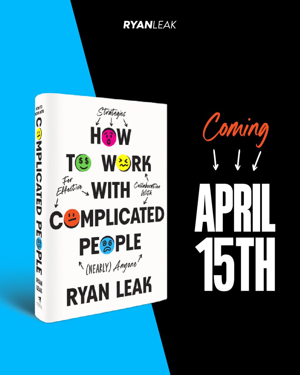 Maxwell_Leaders's tweet photo. You Work With Complicated People.
The ones who send vague emails that require 3 follow-ups. The boss who only communicates through “urgent” requests. The coworker who resists every single change.
Instead of ignoring them, let’s find a better way. https://t.co/q3ErKPHRLm https://t.co/wbsNZFbrD5