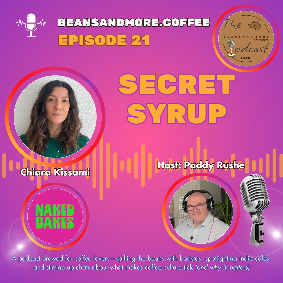 From educator to barista to manager, Chiara of @NakedBakesD8 shares how coffee, community &amp; compassion come together in a Dublin café full of ❤️. Syrup secrets, playlists &amp; pure joy. ￼☀️🌷🔥💫🕶️💐☕✨
#Podcast #CoffeeCulture #DublinCoffee #Podcast
#CoffeeAdvocacy #SipAndSupport