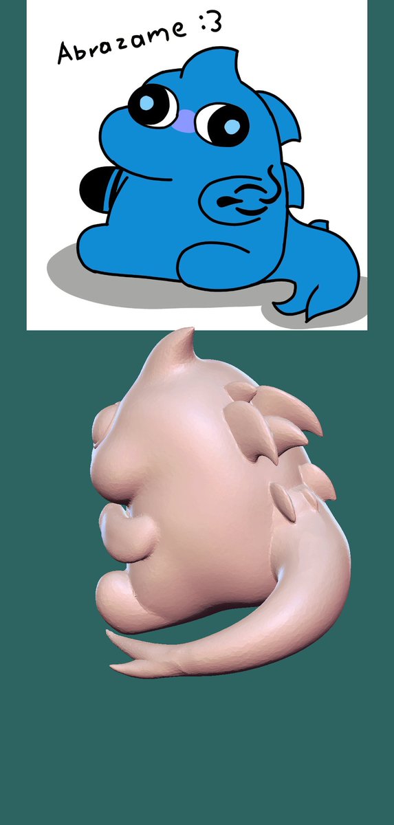 Ten tia mazorca te hice un modelo 3D :3 a Noah o kael tmb xD,(háganle llegar este render) 
#3Dartist
#Fanart 
#Monsterdroid