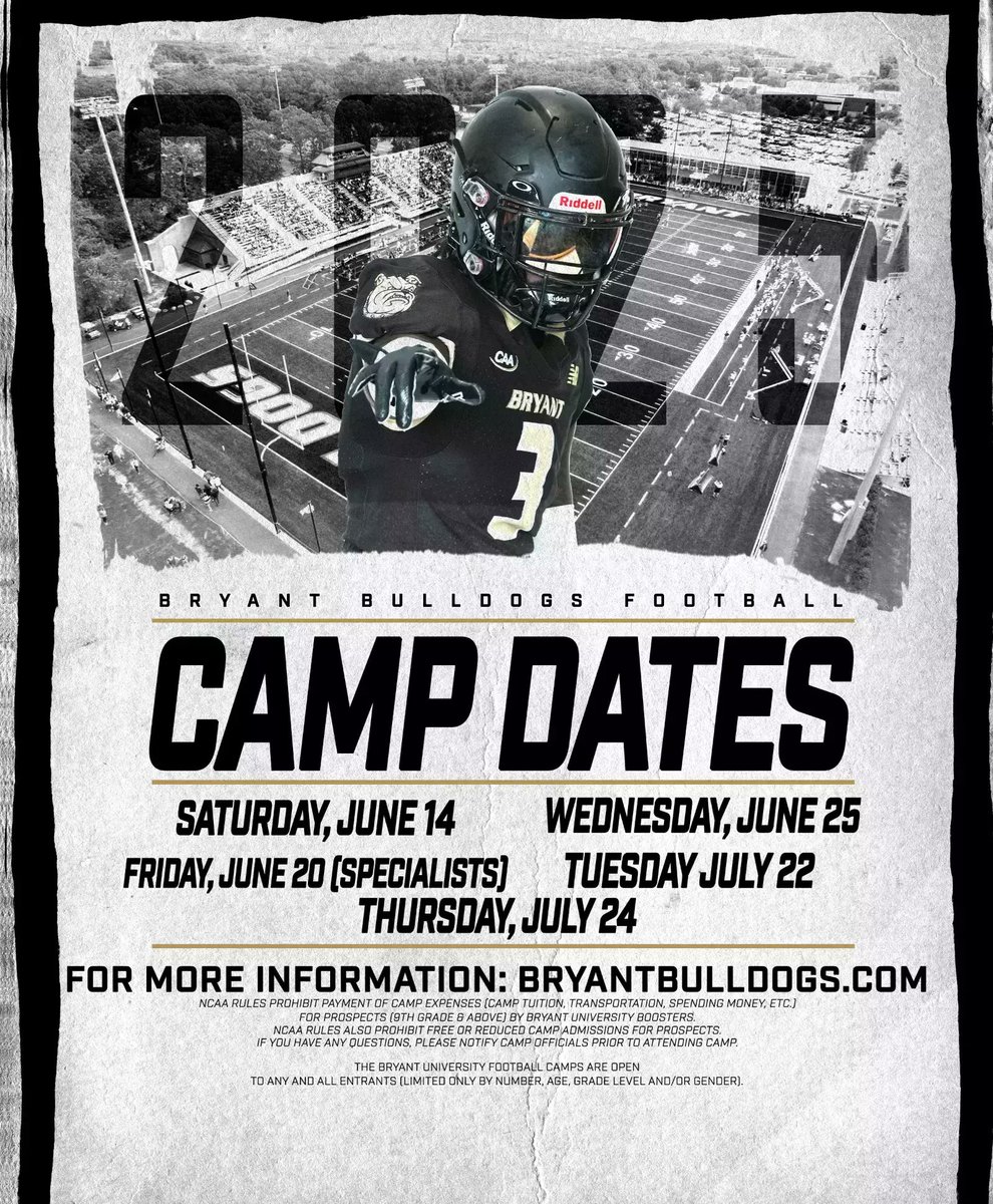 Akhil Mehta (@akhil_mehta8) on Twitter photo Thank you <a href="/BryantUFootball/">Bryant Football</a> and <a href="/CMerrittMT/">Chris Merritt</a> for the Camp Invite!🟡⚫️
<a href="/_CoachFrost/">Jordan Frost-Dixon</a> <a href="/WhoisCoachJones/">Eugene Jones IV</a> <a href="/CoachGHardin/">Greg Hardin</a> Thank you <a href="/BryantUFootball/">Bryant Football</a> and <a href="/CMerrittMT/">Chris Merritt</a> for the Camp Invite!🟡⚫️
<a href="/_CoachFrost/">Jordan Frost-Dixon</a> <a href="/WhoisCoachJones/">Eugene Jones IV</a> <a href="/CoachGHardin/">Greg Hardin</a>