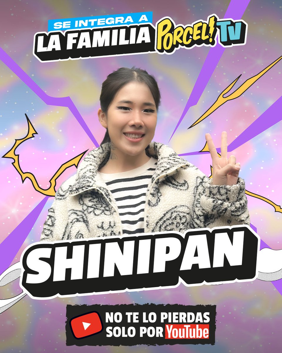 PorcelTV's tweet photo. 💖 ¡Bienvenida Shinipan! 💖
🌟 Con su energía única, carisma desbordante y una comunidad que la ama, llega para sumar risas y mucha buena vibra.
Prepárense para contenido épico, momentos inolvidables y streams que no querrán perderse. 🔥
#Shinipan #lashinienporcel #porceltv #porcel #youtubechile #streaming
