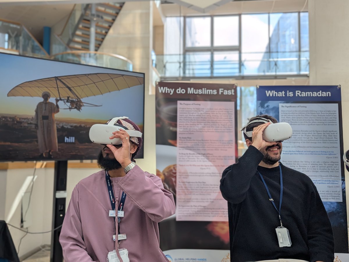 ExhibitionIslam's tweet photo. Islam Exhibition at British Airways Headquarters – A Journey Through History and Culture

An inspiring Islam Exhibition was held at the #BritishAirways HQ in London, in collaboration with #ExhibitionIslam. https://t.co/rV71nuKGVa